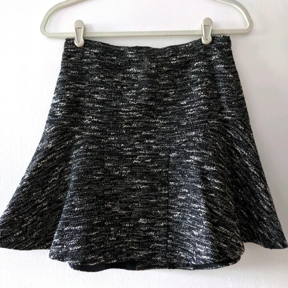 J Crew Peplum Tweed Skirt
